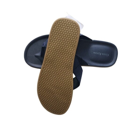 CLUB ROOM, manmade sandals, for men, dark blue, Size 12M, NWT. - Picture 7 of 7